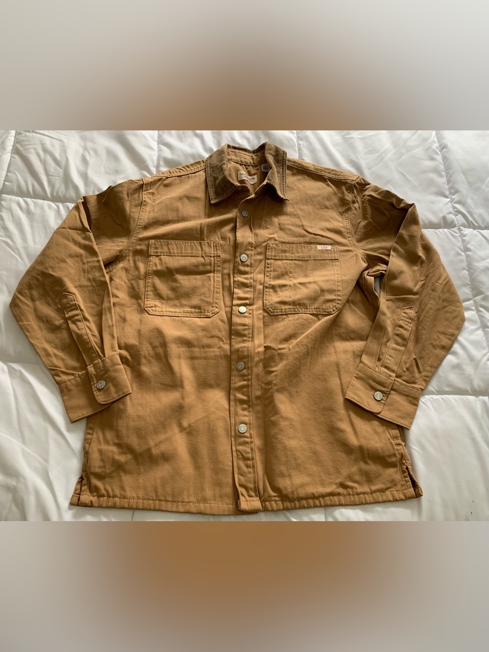 Like New LEVI STRAUSS SIGNATURE Mens utility Shirt Jacket Size Medium